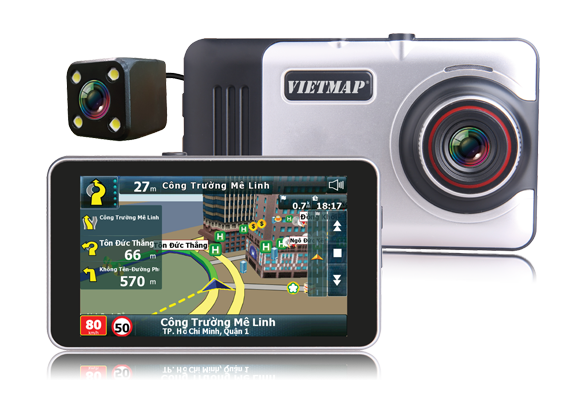 A45 Vietmap Cam Hành Trình + Dẫn đường.