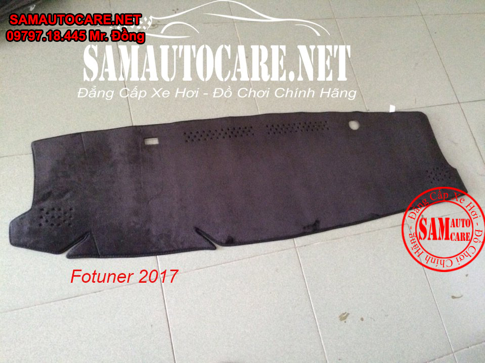 Thảm Taplo Lông Cừu Korea Xe  Fortunner 2017