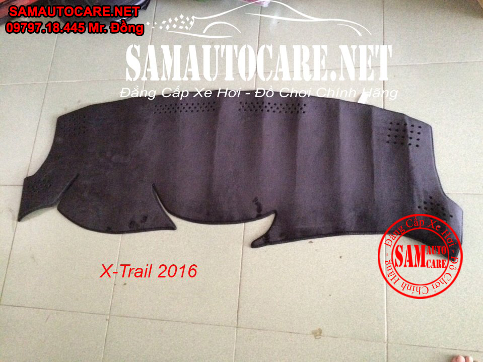 Thảm Taplo Lông Cừu Korea Xe  Nissan X-Trail 2016
