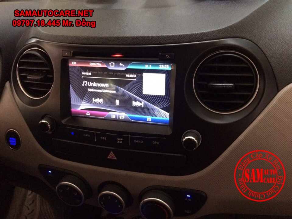 Màn Hình DVD Worca S90 Cho Xe Hyundai Grand I10
