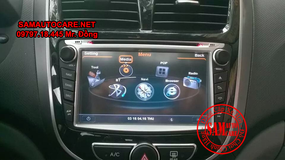 Màn Hình DVD Worca S90 Cho Xe Hyundai Acent