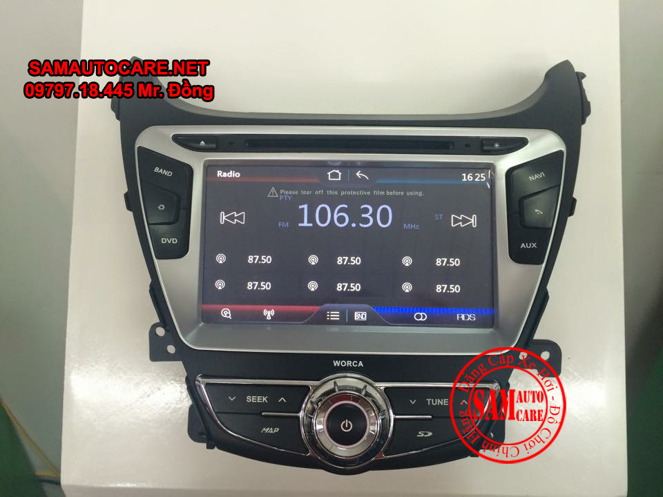 Màn Hình DVD Worca S90 Cho Xe  Hyundai Elantra