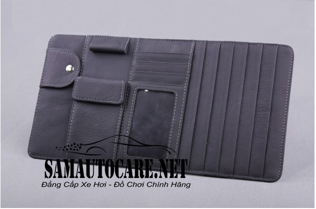 Kẹp CD, Giấy Tờ Xe Hơi Bằng Da Cao Cấp