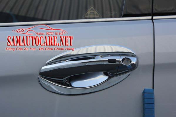 ốp Tay Và Chén Cửa Hyundai Santafe 2015