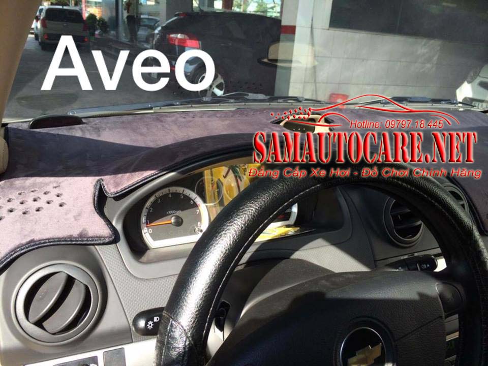 Thảm Taplo Lông Cừu Korea Xe Aveo