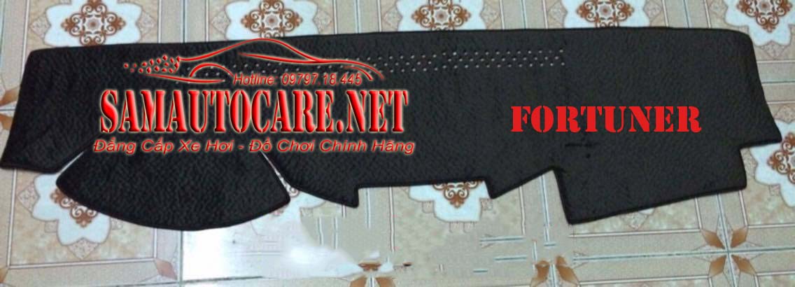 Thảm Taplo Lông Cừu Korea Xe Fortuner 2016 Trở Xuống