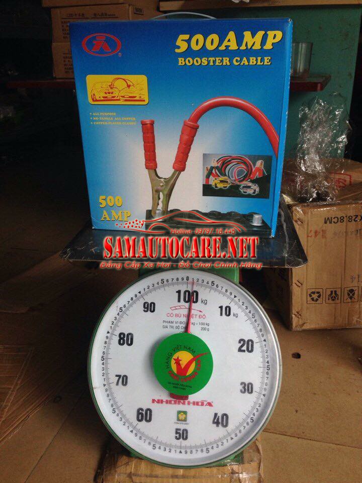 Bộ Dây Câu Sạc Bình ắc Quy  500AMP 1,2kg
