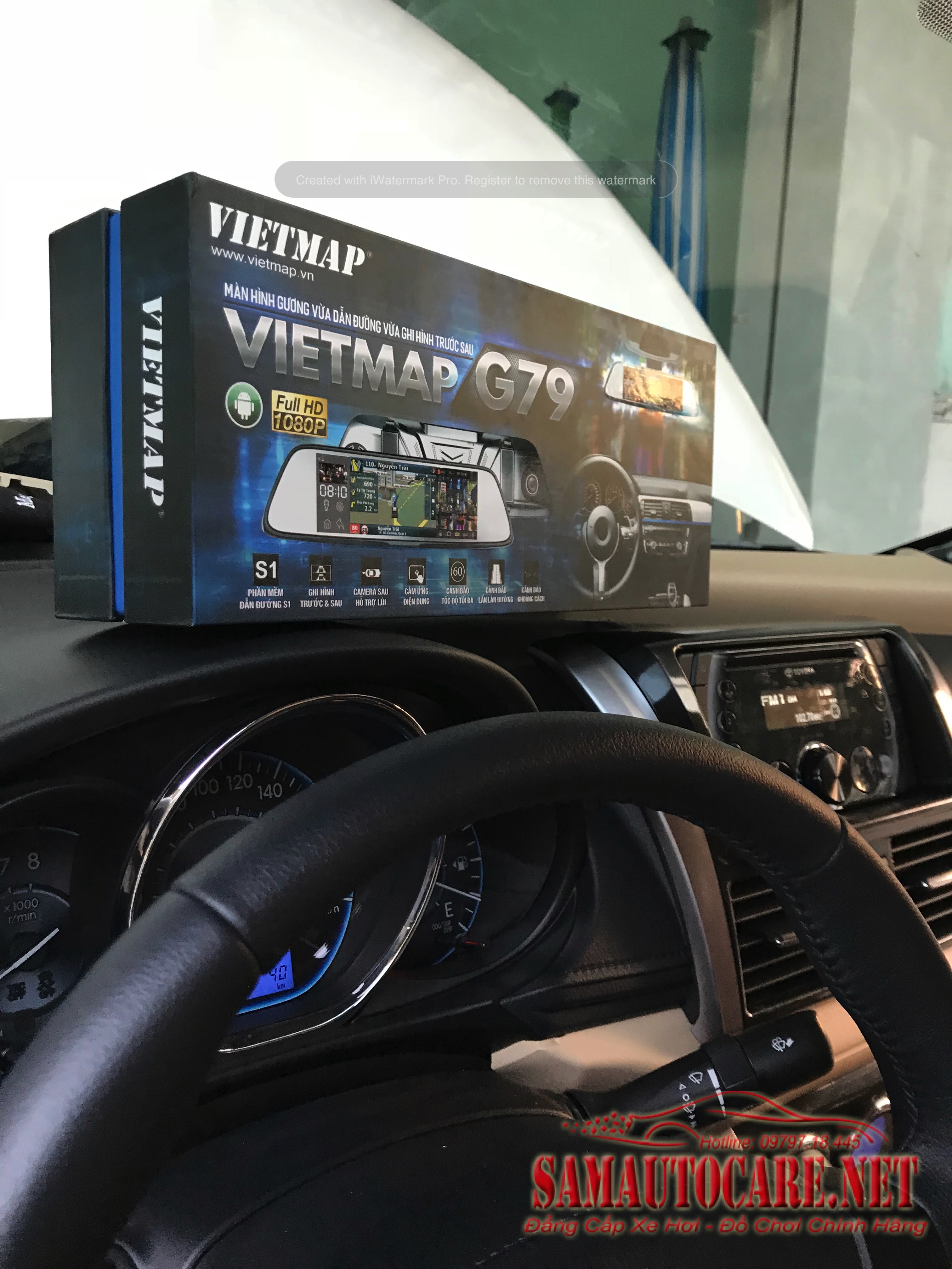 Gắn Vietmap G79 Xe Vios 2017