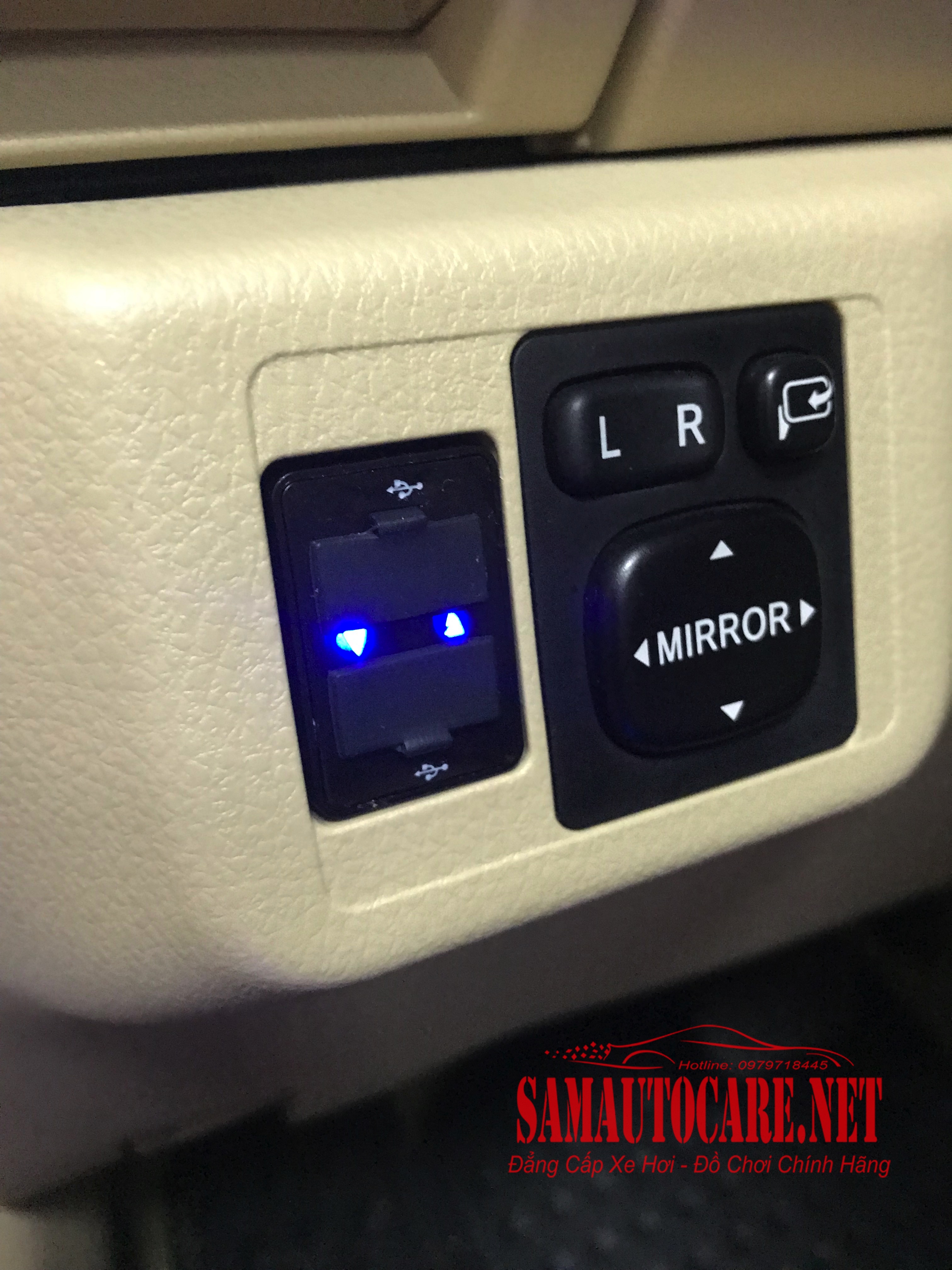 Cổng Sạc USB Cho TOYOTA Vios 