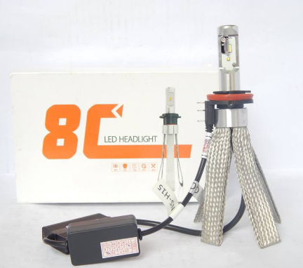 BÓNG ĐÈN PHA Ô TÔ LED 8C SIÊU SÁNG CHÂN H15