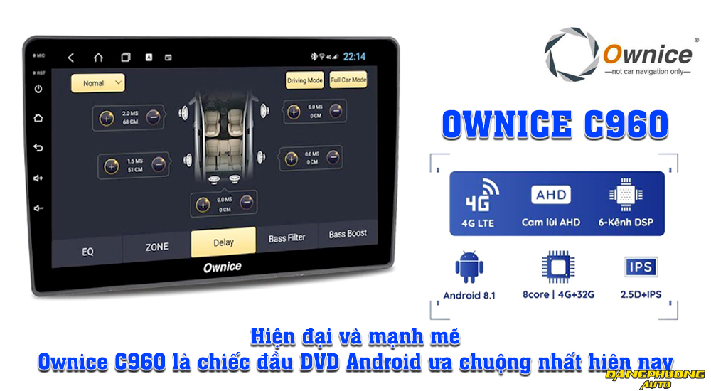 Màn Hình Ownice C960  - Tặng Cam Hành Trình Và Cam Lùi Không Giới Hạn
