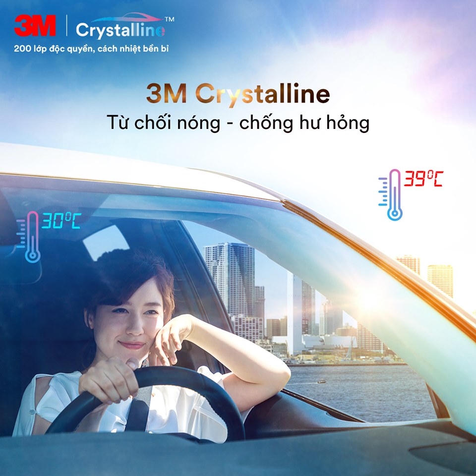 Giá Phim Cách Nhiệt 3M Crystalline Chính Hãng