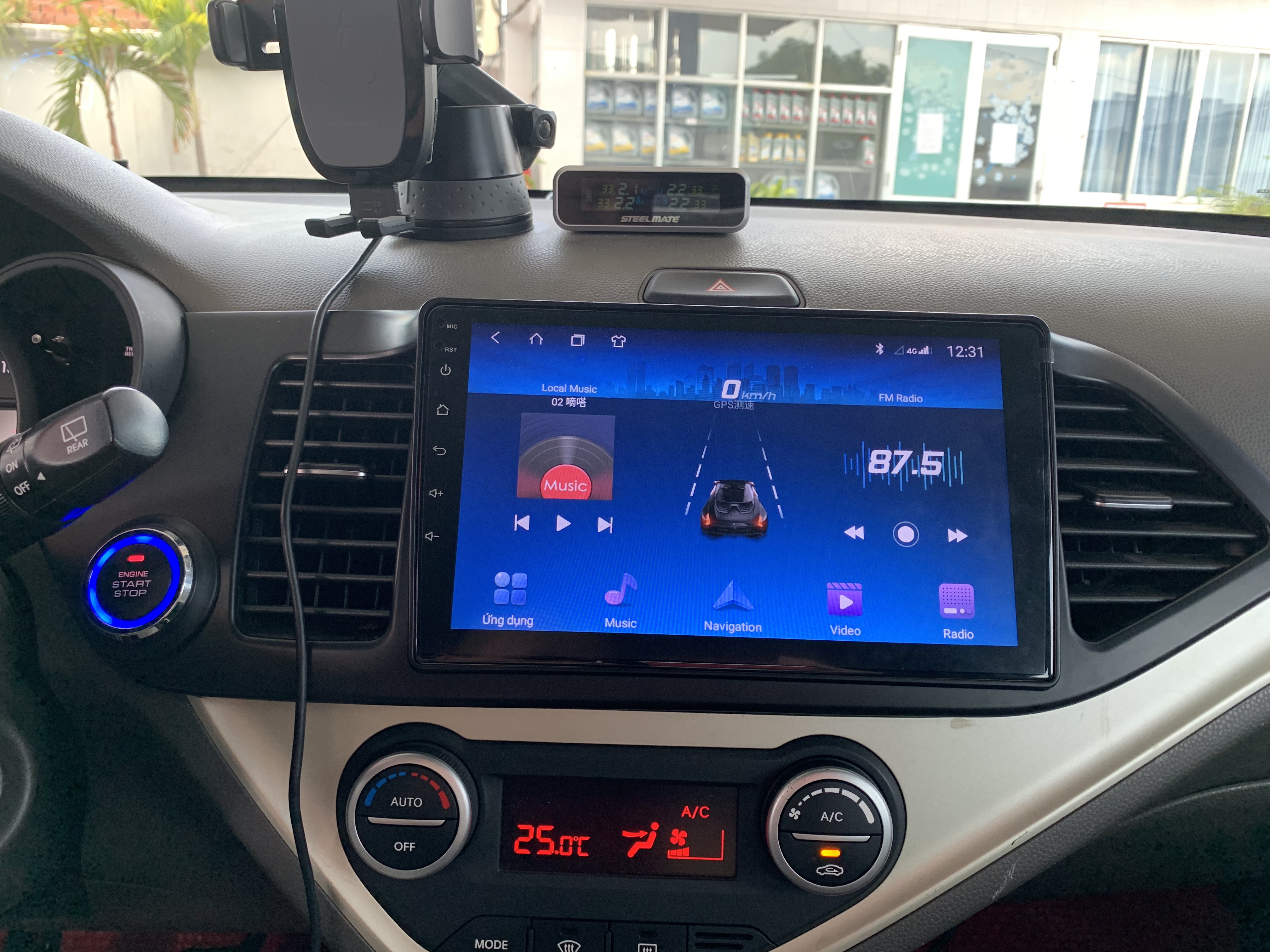 Màn Hình DVD Android Xe Kia Monring