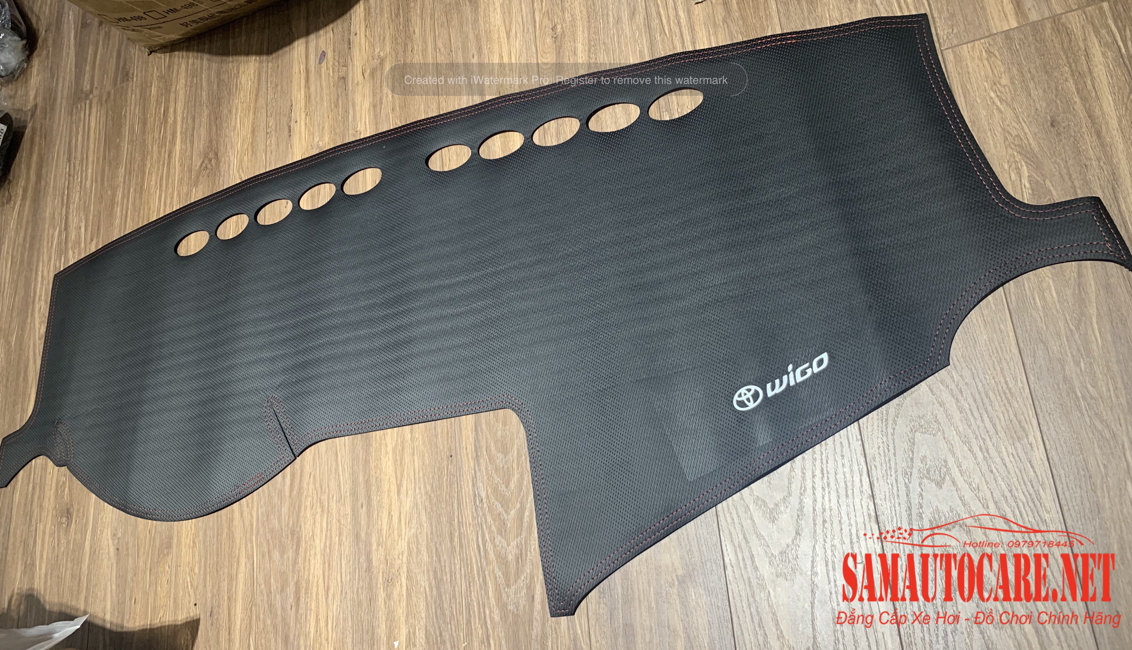Thảm Taplo Da Carbon Toyota Wigo