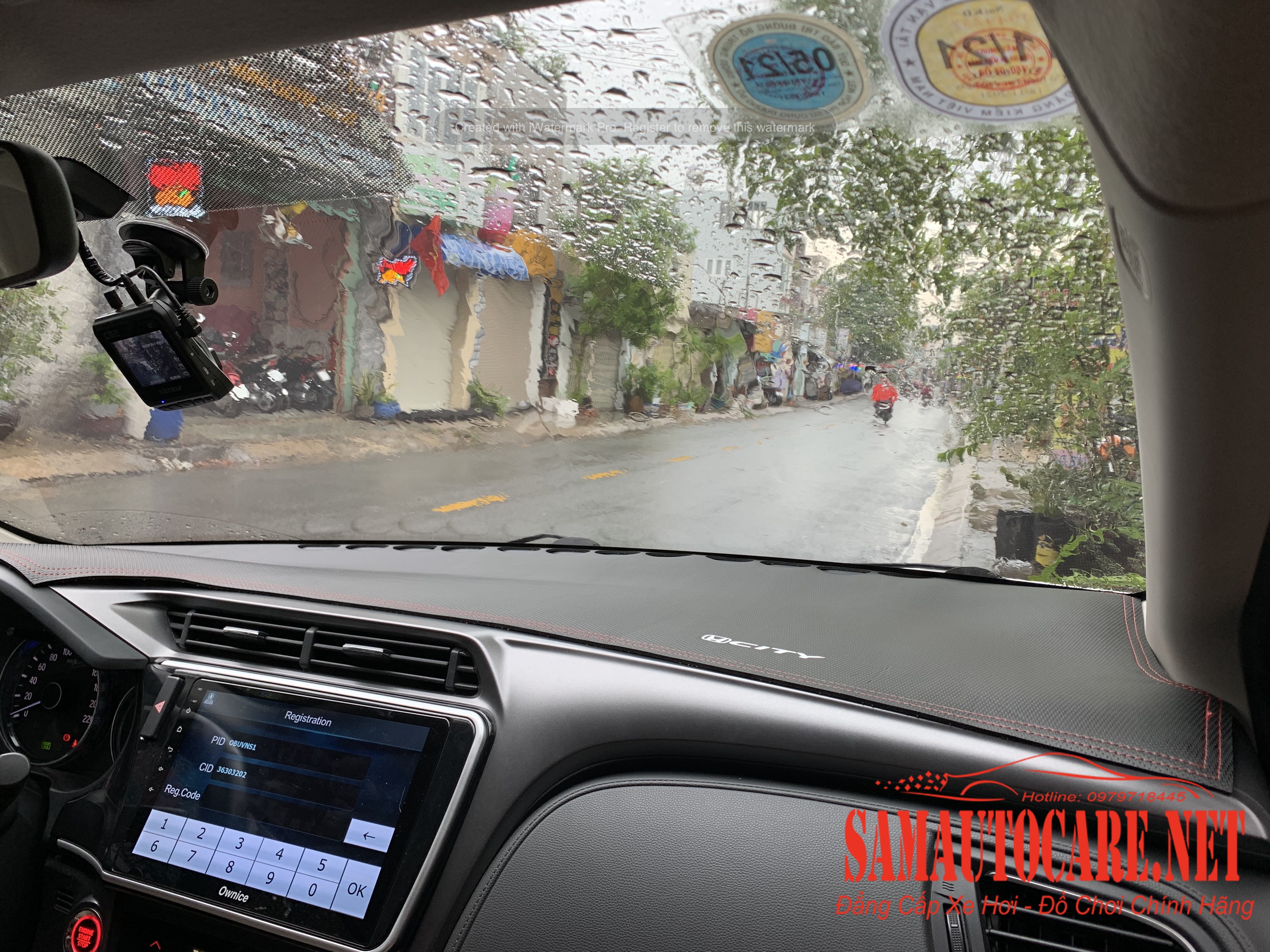 Thảm Taplo Da Carbon Honda City 2020