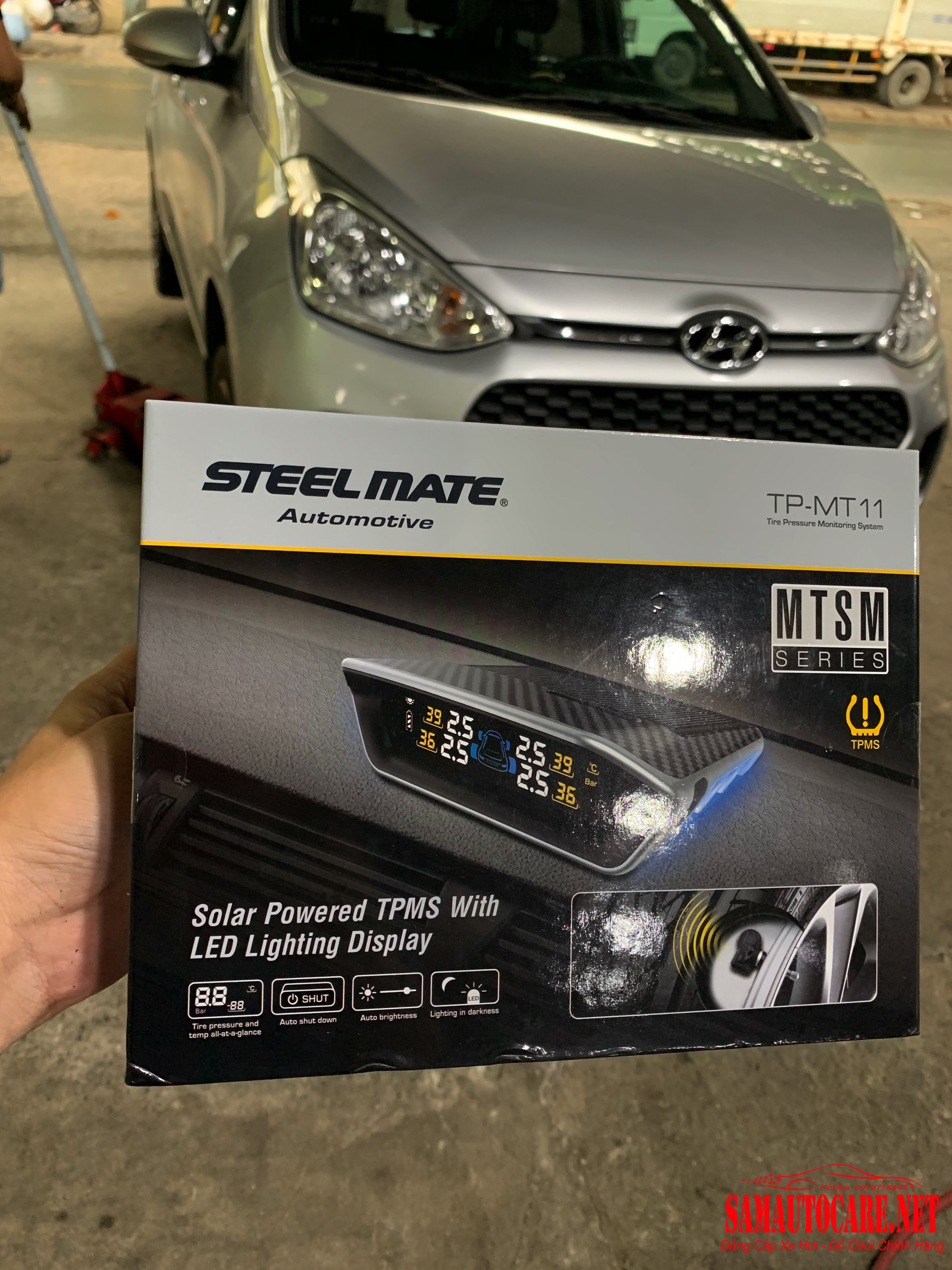 Cảm Biến Áp Suất Lốp Steelmate TP-MT11 Cho I10