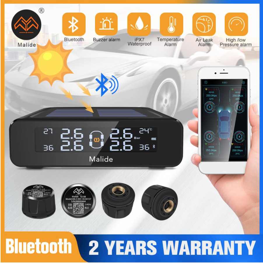 Cảm Biến Áp Suất Lốp Malide B03 Van Ngoài