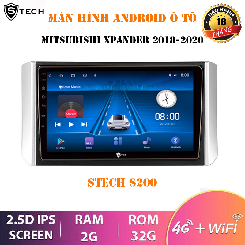 Màn Hình Android Stech S200 Mitsubishi Xpander