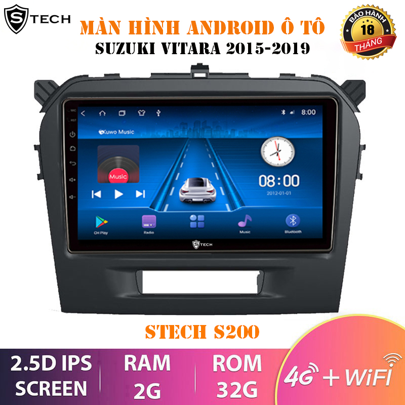 Màn Hình Android Stech S200 Suzuki Vitara