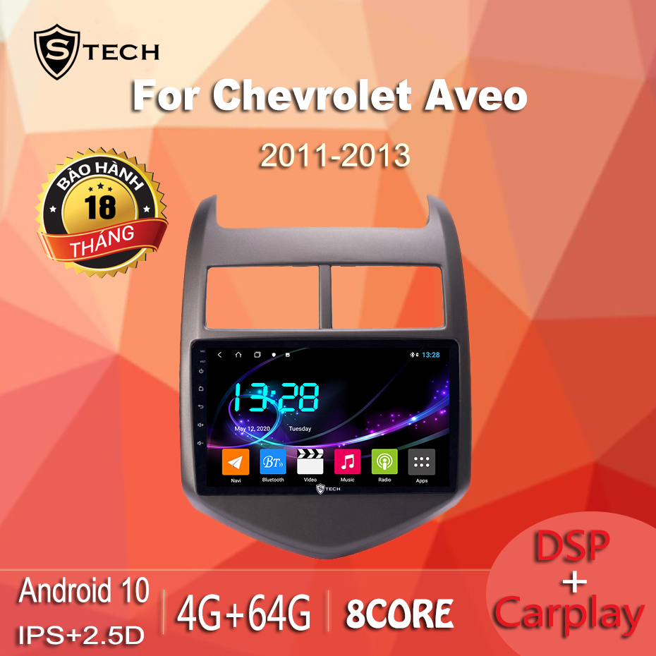 Màn Hình Android Stech S600 Xe Chevrolet Aveo