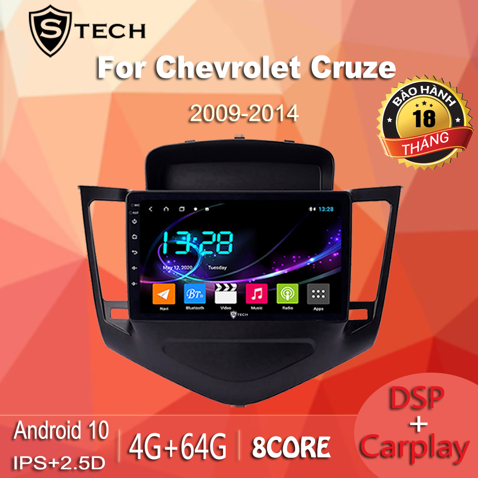 Màn Hình Android Stech S600 Xe Chevrolet Cruze