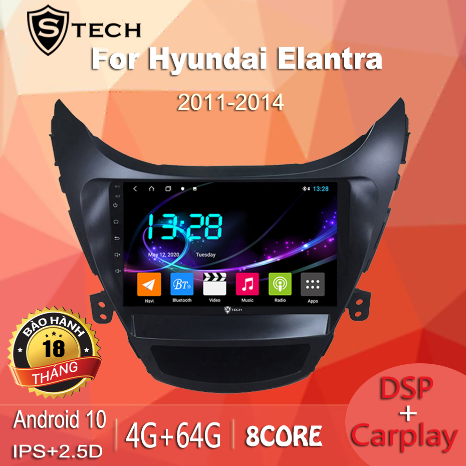 Màn Hình Android Stech S600 Xe Elantra 2014