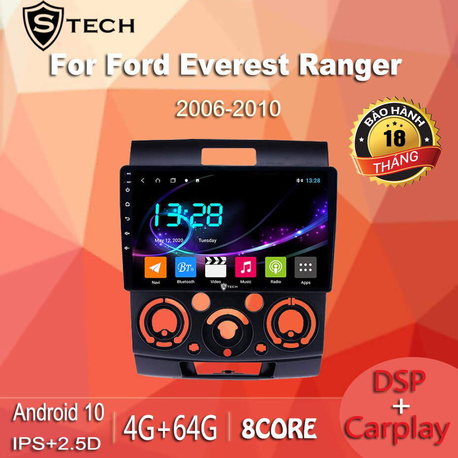 Màn Hình Android Stech S600 Xe Ford Everest 2007
