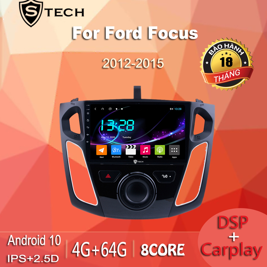 Màn Hình Android Stech S600 Xe Focus 2017