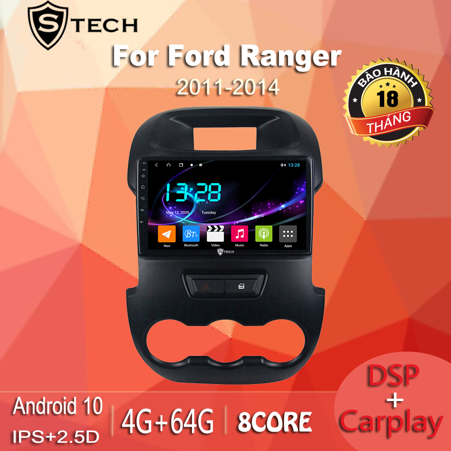Màn Hình Android Stech S600 Ford Ranger 2016