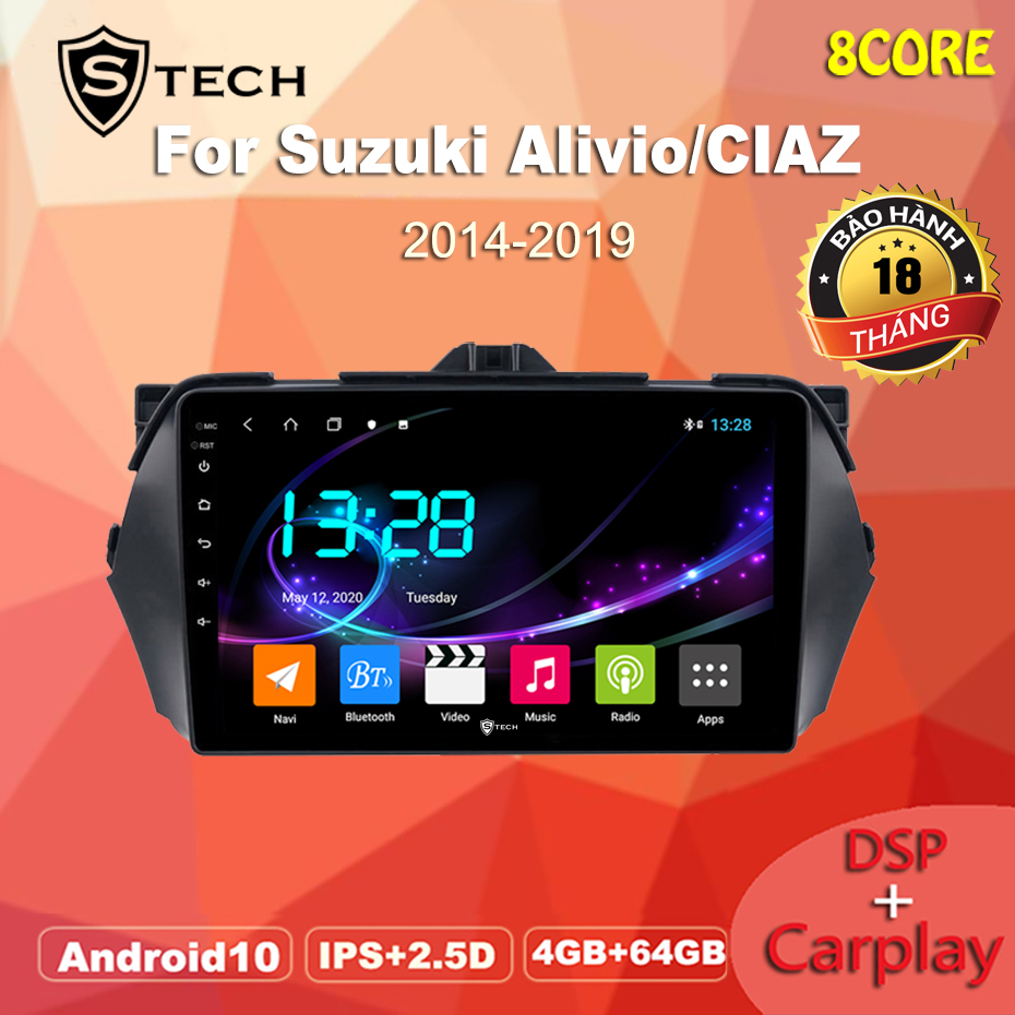 Màn Hình Android Stech S600 Cho Suzuki Ciaz 2019