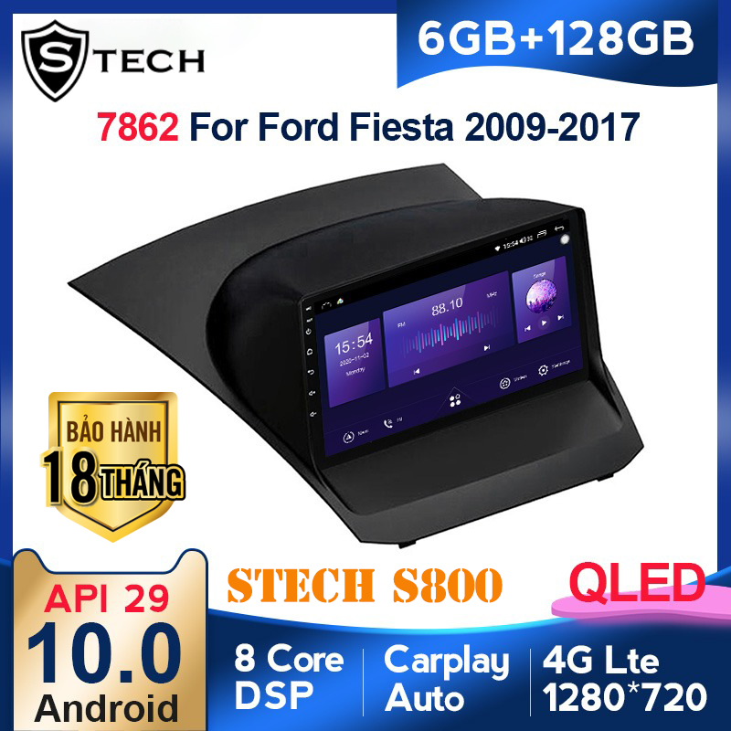 Màn Hình Android Stech S800 Xe Ford Fiesta
