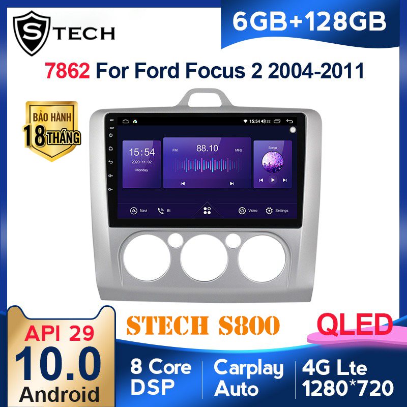 Màn Hình Android Stech S800 Xe Ford Focus
