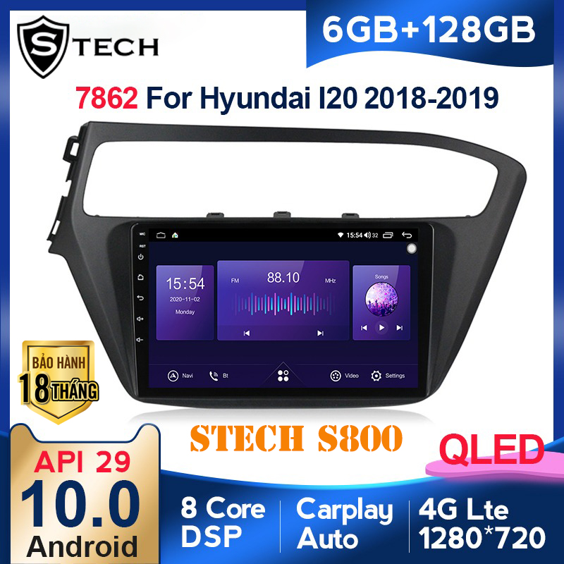 Màn Hình Android Stech S800 Xe Hyundai I20
