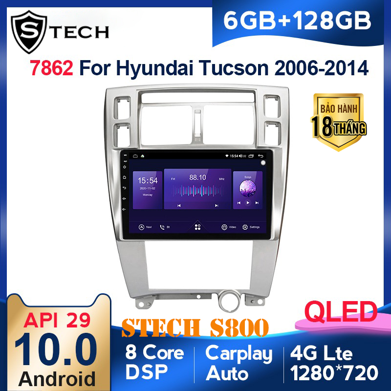 Màn Hình Android Stech S800 Xe Hyundai Tucson 2014