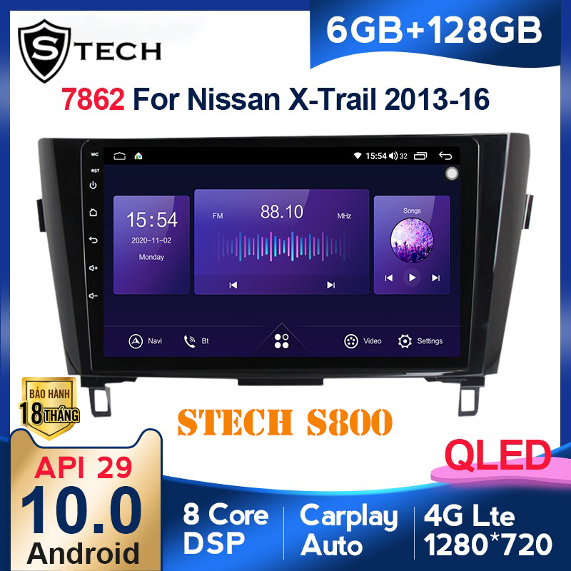 Màn Hình Android Stech S800 Xe Nissan Xtrail
