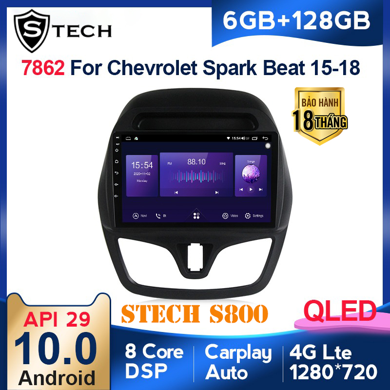 Màn Hình Android Stech S800 Xe VINFAST FADIL