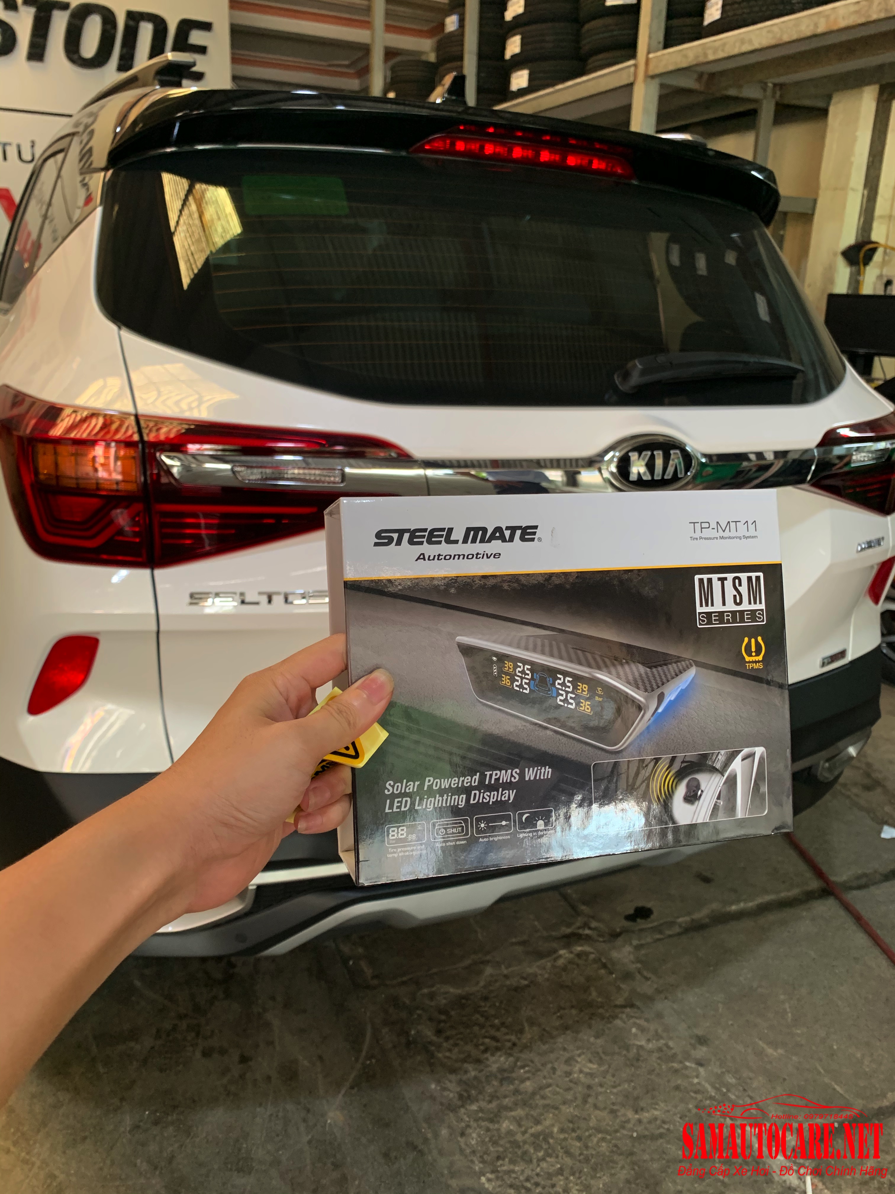 Cảm Biến Áp Suất Lốp Steelmate Kia Seltos