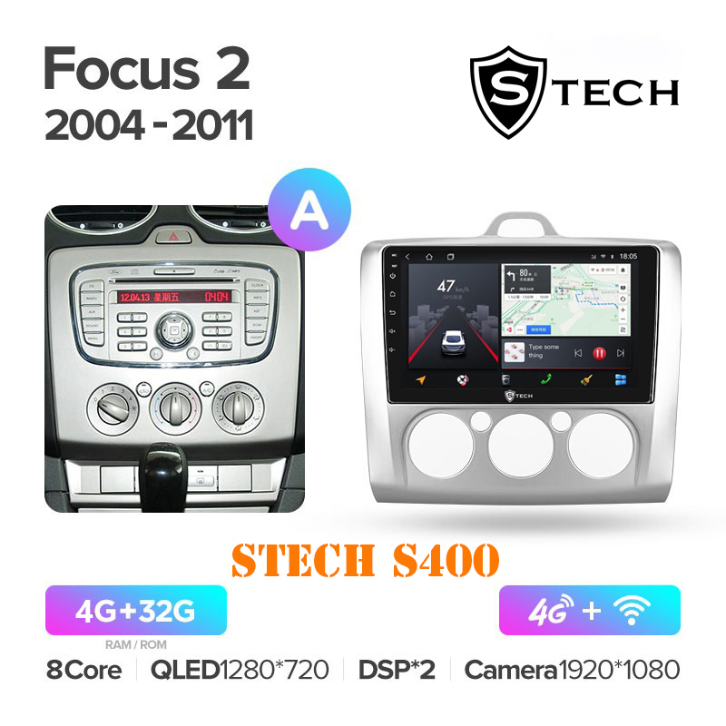 Màn Hình Android S400 Cho Xe Ford Focus 2004 - 2011
