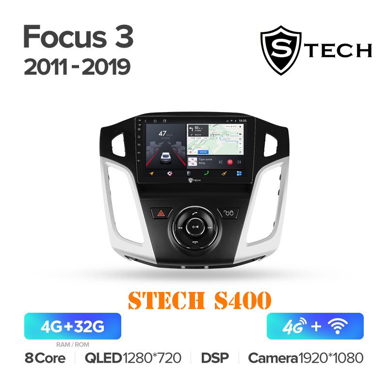 Màn Hình Android S400 Cho Xe Ford Focus 2011 - 2019