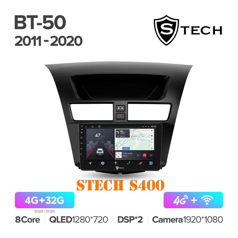 Màn Hình Android S400 Cho Xe Mazda BT-50 2011 - 2020