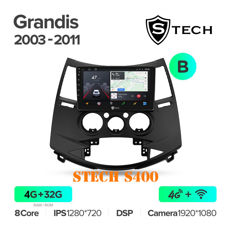 Màn Hình Android S400 Cho Xe Mitsubishi Grandis 2011