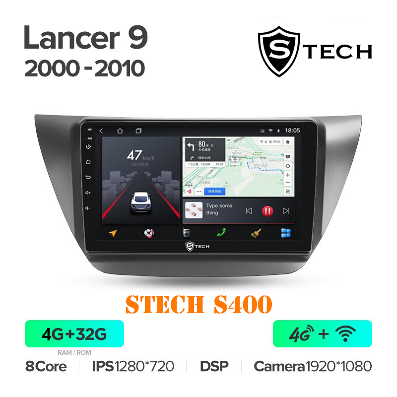 Màn Hình Android S400 Cho Xe Mitsubishi Lancer 2010