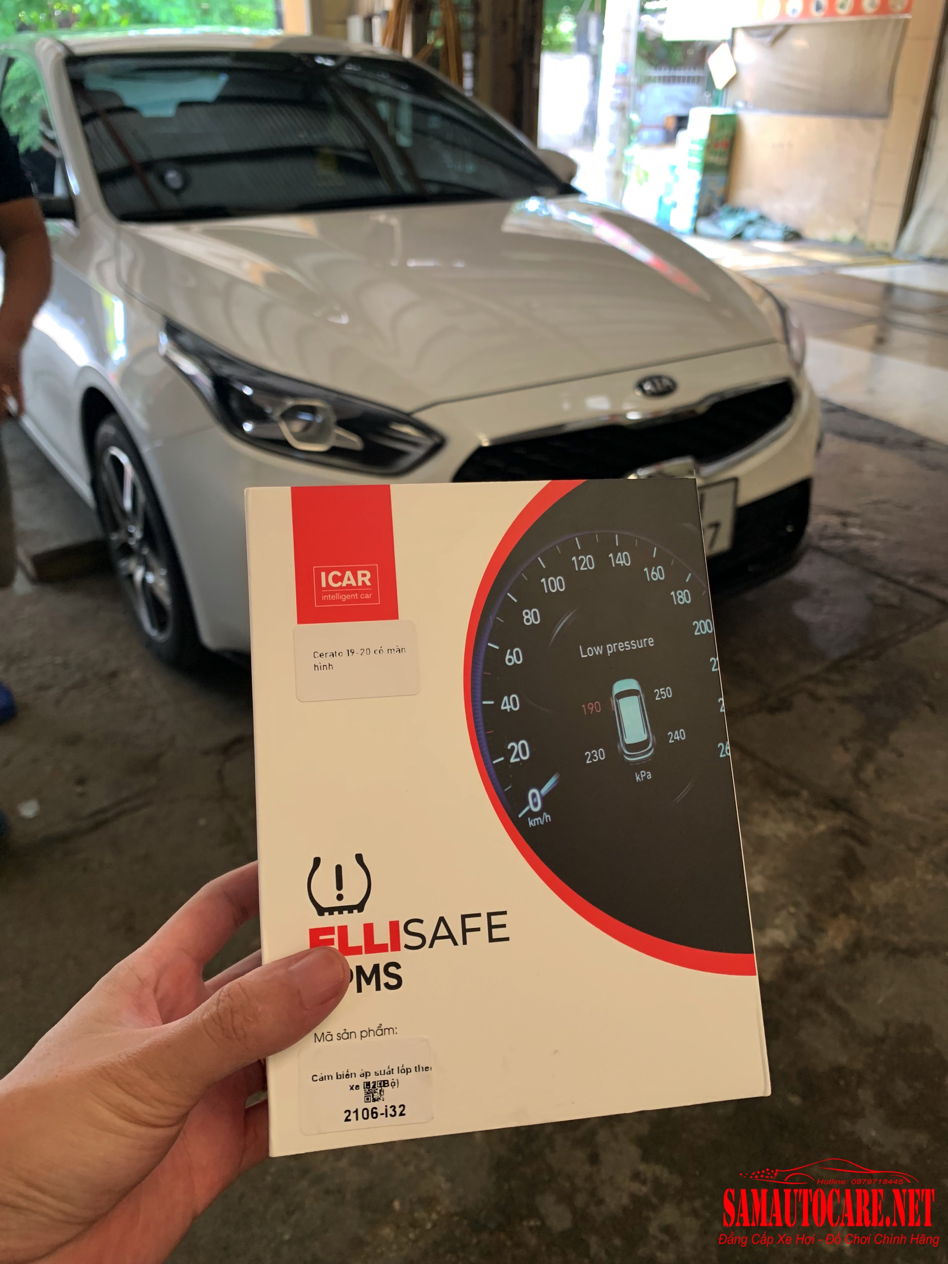 Cảm Biến Áp Suất Lốp I32 Zin Odo - Kia Cerato
