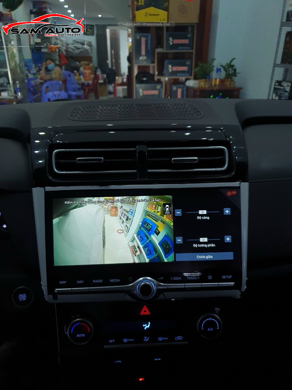 Cam Cặp Lề Tích Hợp Màn Hình Zin Hyundai Creta