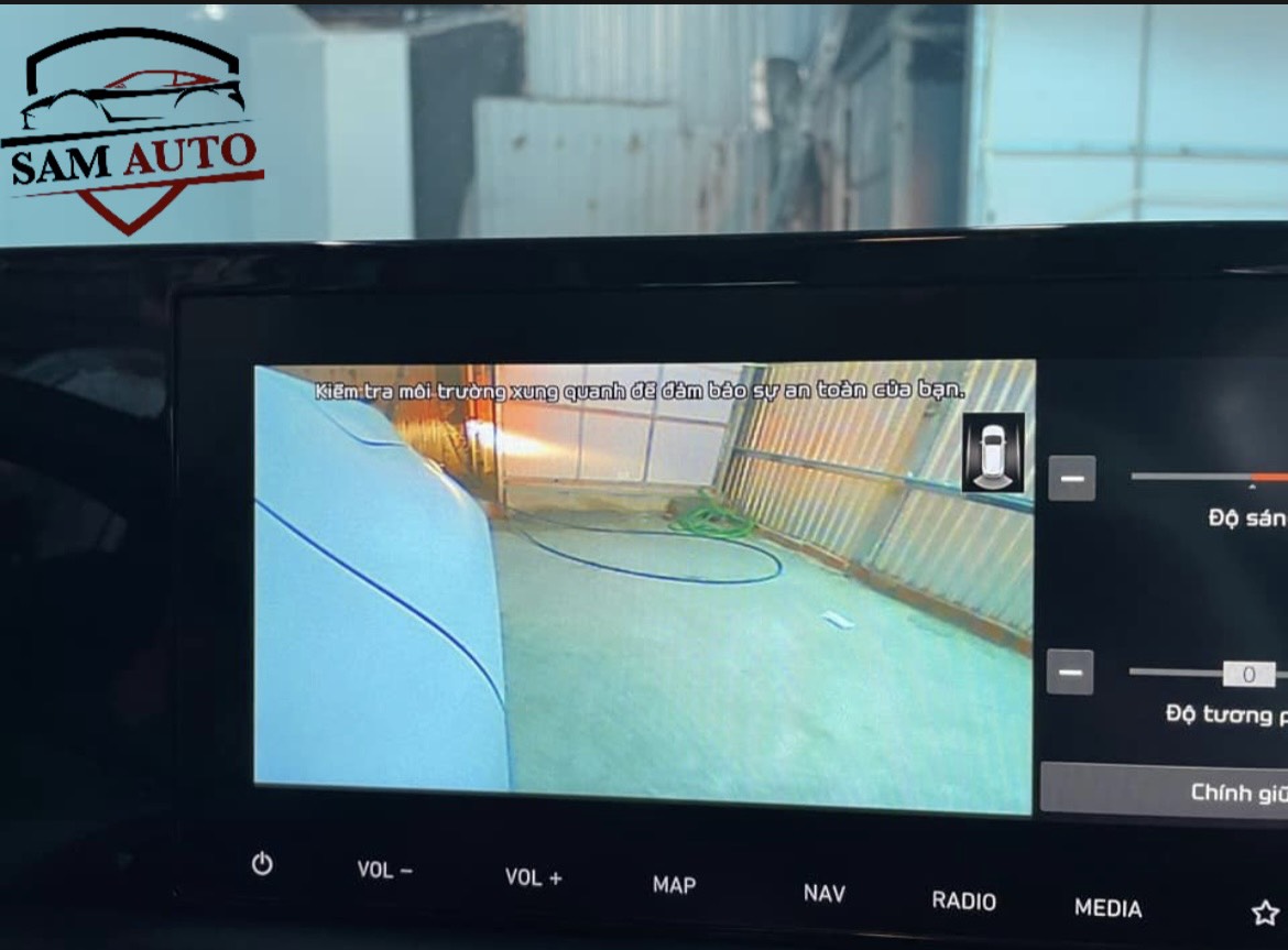 Camera Cặp Lề Kia Sonet Tích Hợp Màn Hình Zin