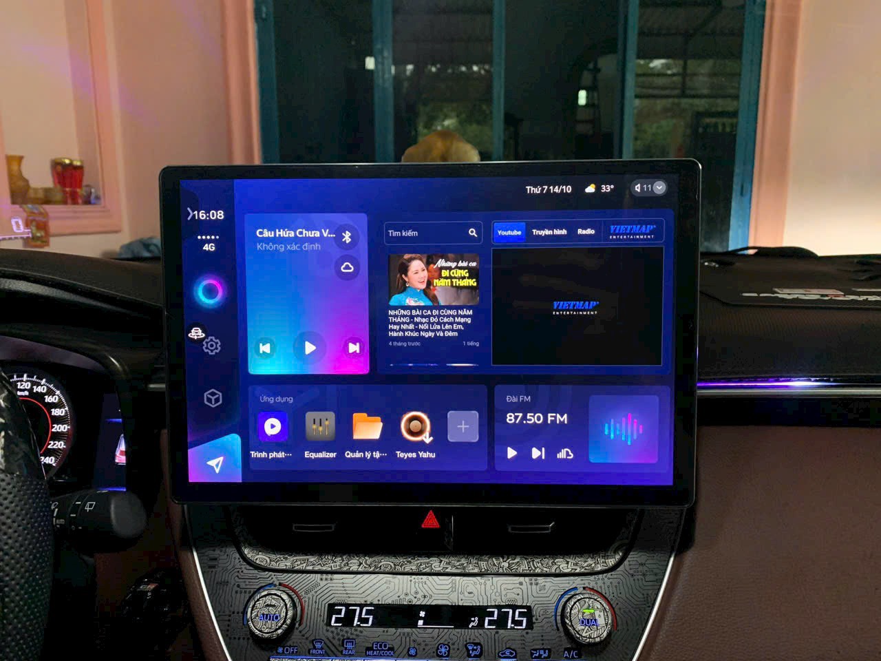 Độ Màn Hình Android 13inch Cho Toyota Cross