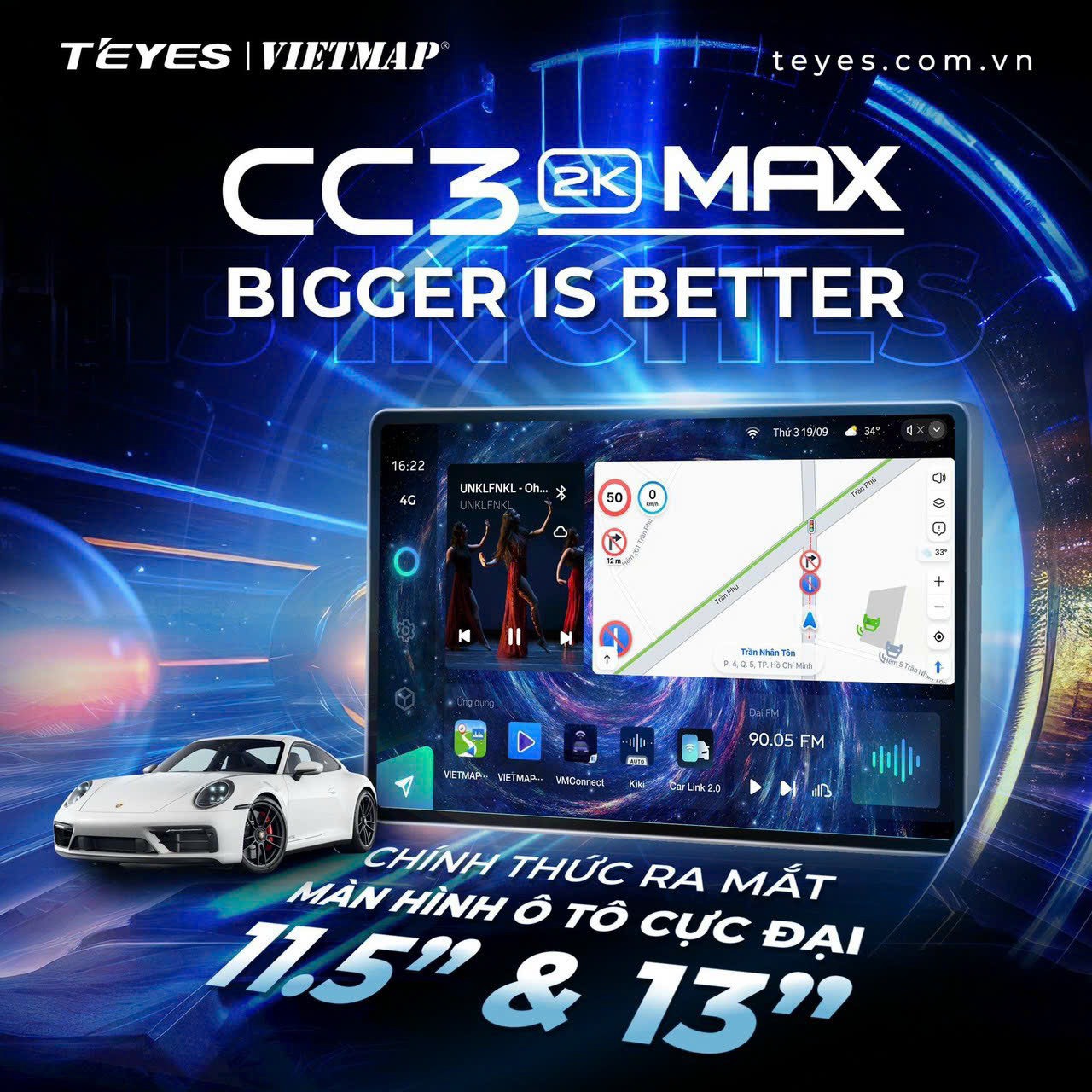 Màn Hình Android Teyes CC3 2K Max