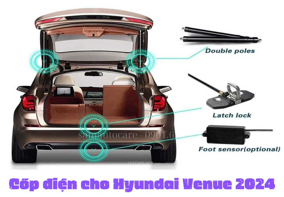 Độ Cốp điện Cho Hyundai Venue 2024