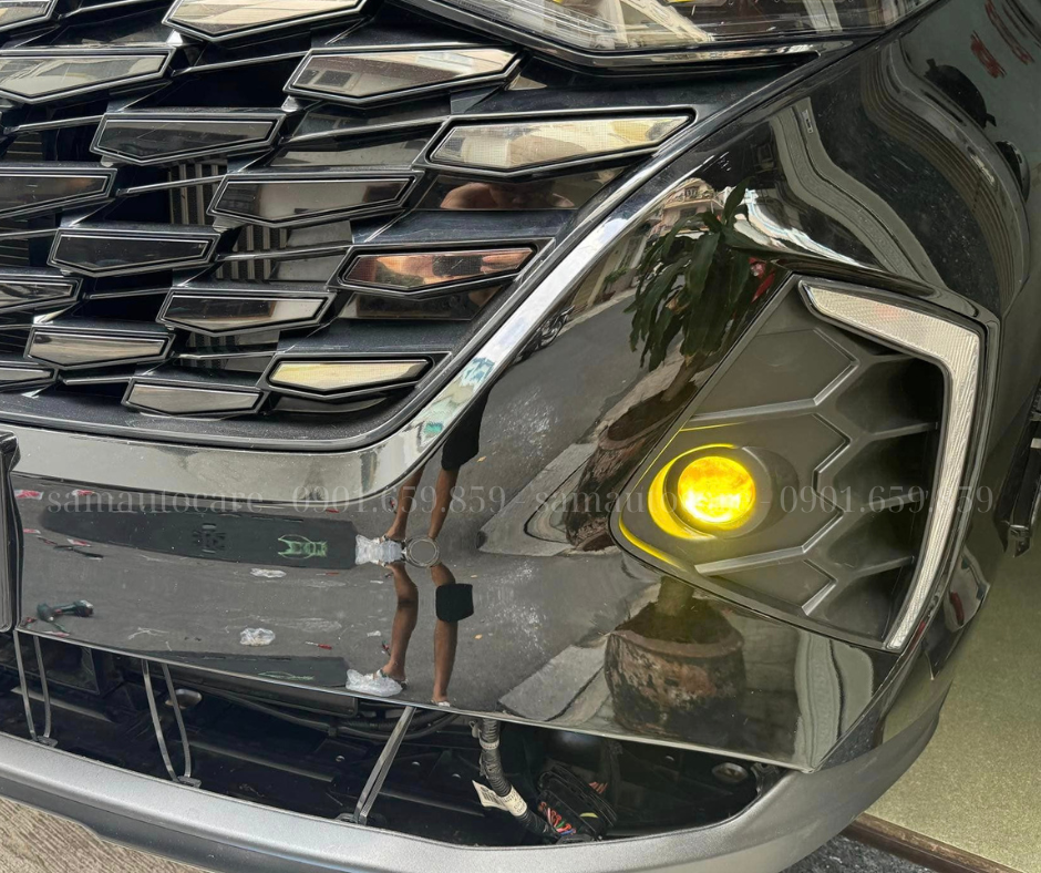 Dưỡng Bi Gầm Led 2 Chế độ Cho Hyundai Custin