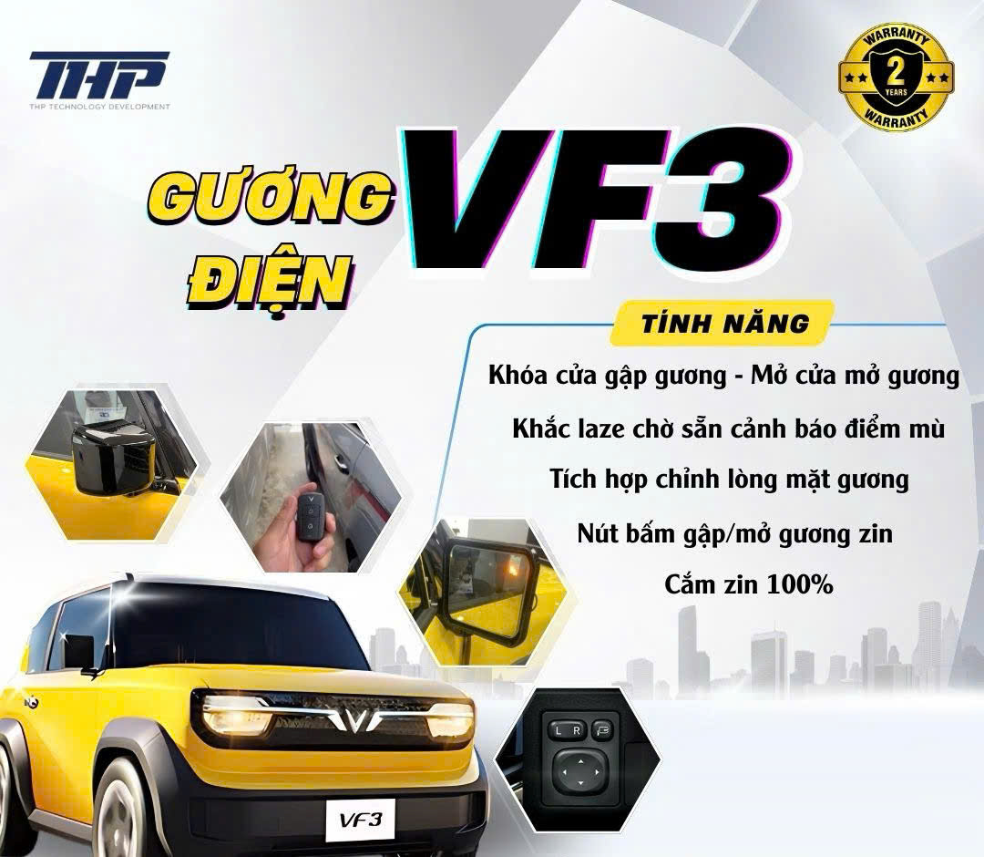 Gương điện Cho VinFast VF3